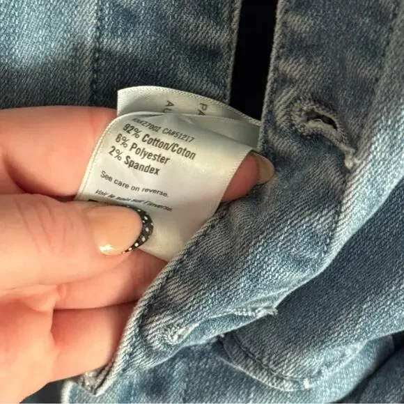 Paige Short Sleeve Anessa Denim Jumpsuit in Hailey 2 - Picture 10 of 11